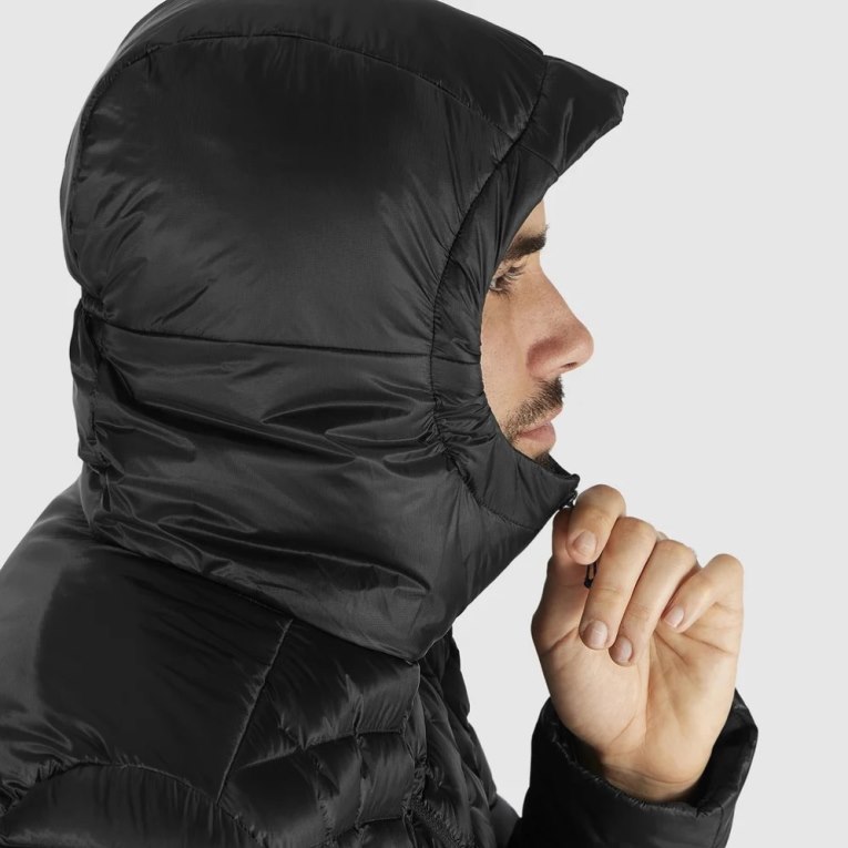 Salomon Outline Down Men's Insulated Jackets Black | CA 41Z36